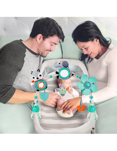 Móvil de Arco para Cochecito de Bebé XY - Juguetes Musicales 50.8x40.6cm