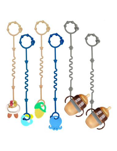 Correas para Juguetes de Bebé RTMOK - Set de 6 Silicona