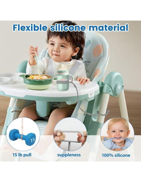 Correas para Juguetes de Bebé RTMOK - Set de 6 Silicona