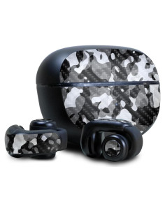 Piel de fibra de carbono MightySkins para Bose Ultra Open Earbuds - Camuflaje negro