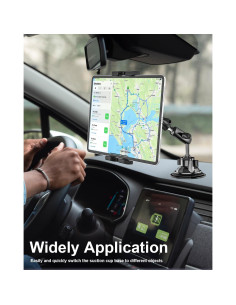 Soporte de Metal Woleyi para Tabletas 4.7-13" con Ventosa 2