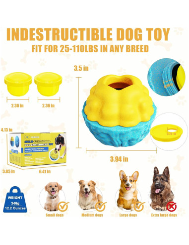 Juguete Interactivo para Perros YZHDUXIU Puzzle519 - Pupsicles Congelados