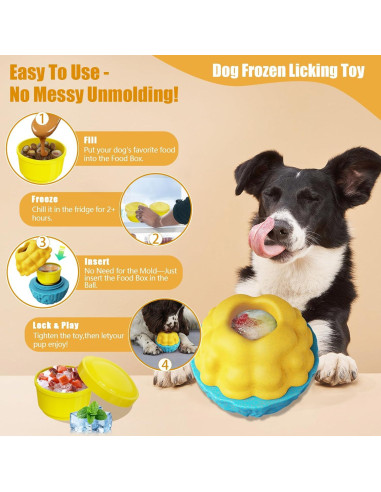 Juguete Interactivo para Perros YZHDUXIU Puzzle519 - Pupsicles Congelados
