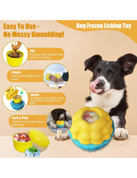 Juguete Interactivo para Perros YZHDUXIU Puzzle519 - Pupsicles Congelados