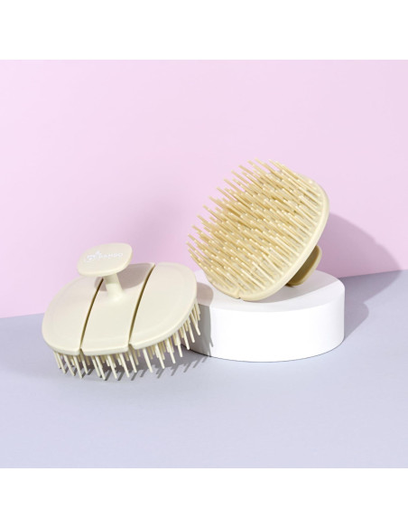 Cepillo Exfoliante para Cuero Cabelludo BAMBOEARTH Verde Grande