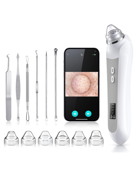 Removedor de Puntos Negros TTozka H200 con Cámara HD y 6 Cabezas