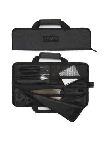 Bolsa de Cuchillos Asaya - 12 Bolsillos - Nylon Resistente