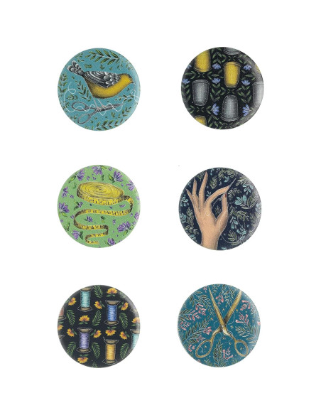 Juego de Pesas para Patrones The Quilted Bear 6x40mm