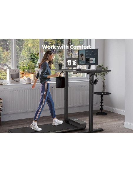 Escritorio de pie eléctrico YDN P3.01.001 ajustable 101.6x60.96cm