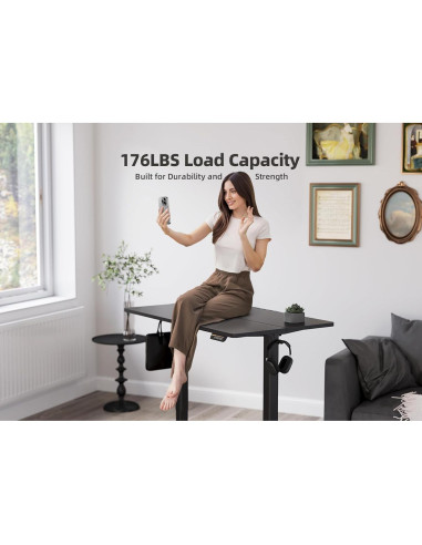 Escritorio de pie eléctrico YDN P3.01.001 ajustable 101.6x60.96cm