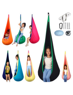 Hamaca Sensorial HiCamer Negra para Niños hasta 136 kg