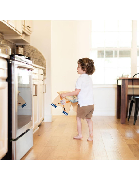 Escalera de Madera Personalizada BloomOwl para Niños 36.8x24.1cm
