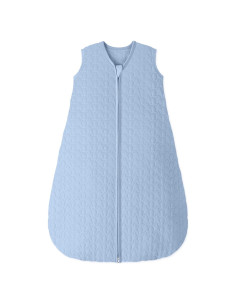 Saco de Sueño Acolchado Unnivoll 0-6 Meses Algodón Azul 1.0 Tog