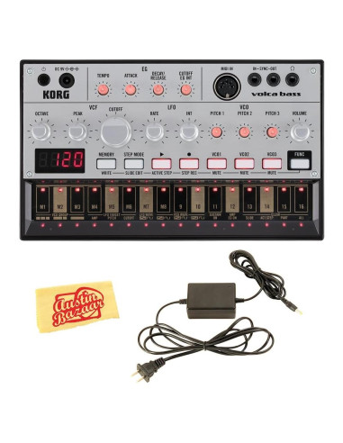 Korg Volca Bass Máquina de Bajo Analógica con Accesorios