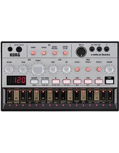 Korg Volca Bass Máquina de Bajo Analógica con Accesorios