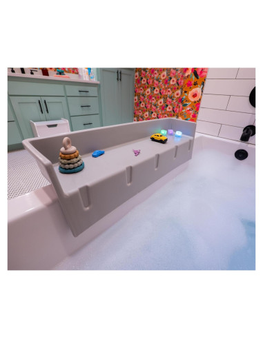 Protector de Bañera Tub Topper Gris - Organizador de Juguetes