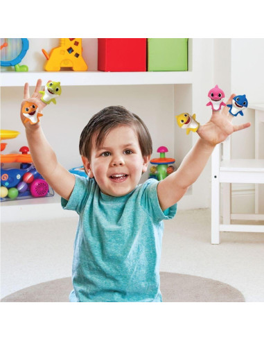 Conjunto de Juguetes de Baño Baby Shark 10 Piezas - Azul/Verde