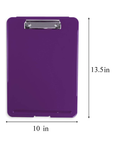 Clipboard Plegable Super Z Outlet 24.1x34.3cm Púrpura