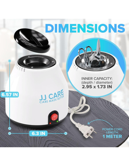 Esterilizador de Herramientas de Uñas JJ Care 275C 0.57kg