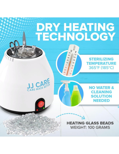 Esterilizador de Herramientas de Uñas JJ Care 275C 0.57kg