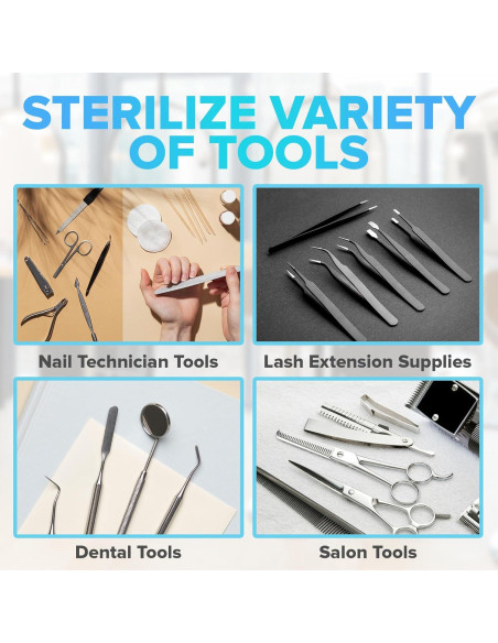 Esterilizador de Herramientas de Uñas JJ Care 275C 0.57kg