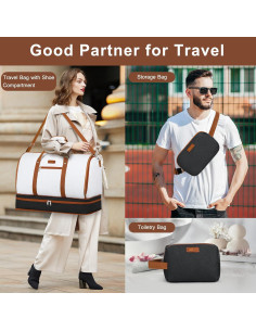 Bolsa Duffle ITIEZY 3 en 1 para Ropa y Zapatos - Unisex 2