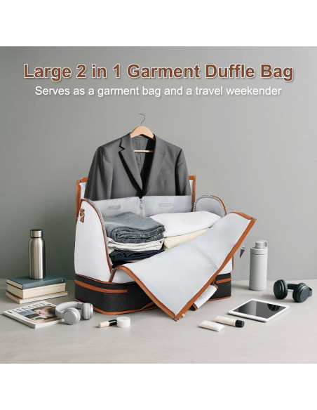 Bolsa Duffle ITIEZY 3 en 1 para Ropa y Zapatos - Unisex