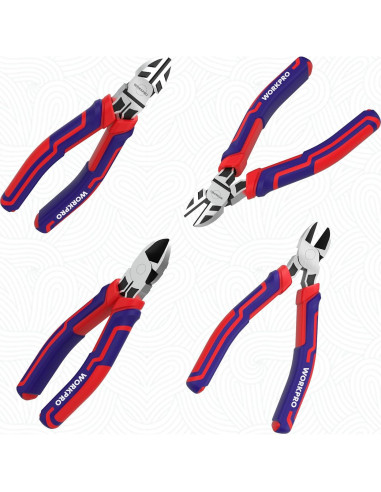 Cortadores de Alambre WORKPRO 15.24 cm Acero CRV Alta Resistencia