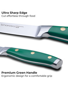 Cuchillo de Pelar Linoroso 3.5" Acero Inoxidable Afilado 2