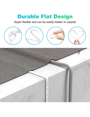 Cable Ethernet Cat7 Folishine 5M Alta Velocidad 10Gbps