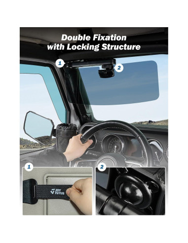 Extensor de Visera Solar JOYTUTUS Ajustable 2 Paquete