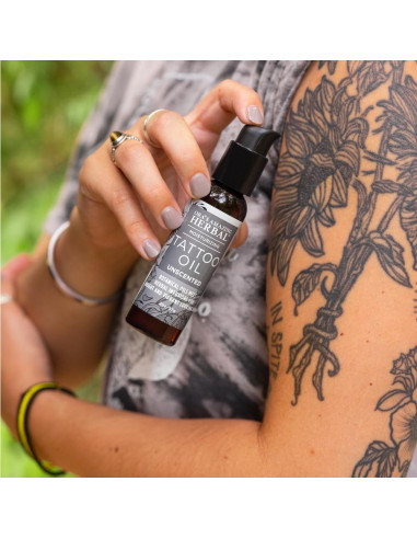 Set Cuidado Posterior Tatuajes Increíble Herbal de Ora - Natural