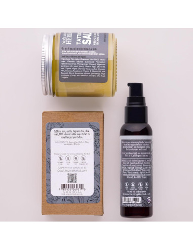 Set Cuidado Posterior Tatuajes Increíble Herbal de Ora - Natural