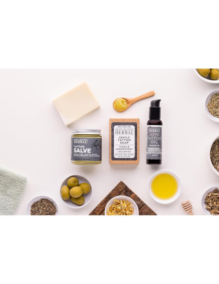 Set Cuidado Posterior Tatuajes Increíble Herbal de Ora - Natural