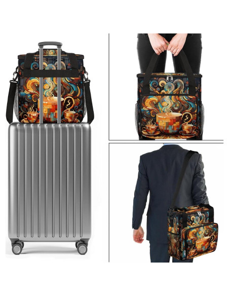 Bolsa de Transporte para Cafetera Colorful Aztec 31.8x19.3x33.8cm
