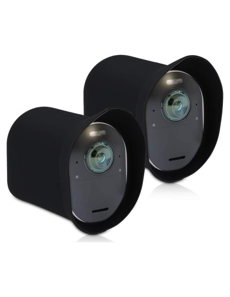 Funda de Silicona kwmobile para Arlo Ultra/Pro 3/4 - Negra