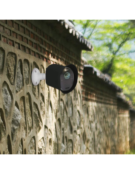 Funda de Silicona kwmobile para Arlo Ultra/Pro 3/4 - Negra