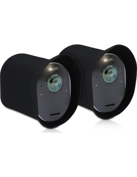 Funda de Silicona kwmobile para Arlo Ultra/Pro 3/4 - Negra