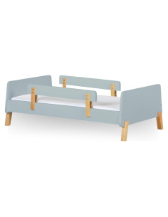 Cama Montessori para Niños Muse Azul con Barandillas