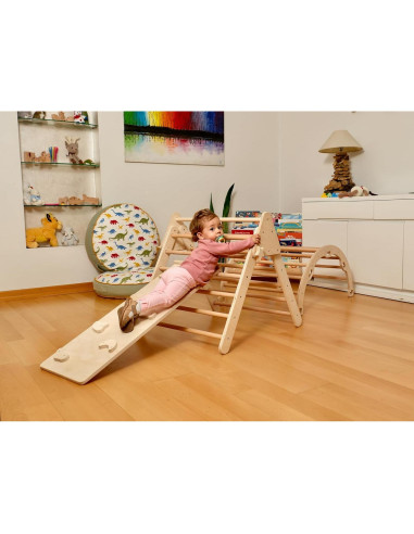 Conjunto de Escalada de Madera Montessori Kidodido 254x66x71cm