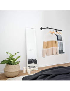 Perchero de pared Crehomfy industrial 91.44 cm 3 ganchos S negro 2