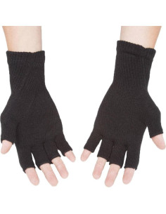 Guantes Sin Dedos Unisex Gravity Threads - Negro 2