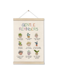 Cartel Motivacional para Pared 30x40 cm - Decoración Salud Mental