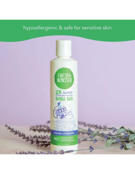 Baño de Burbujas Concentrado Fresh Monster 240ml - Lavanda