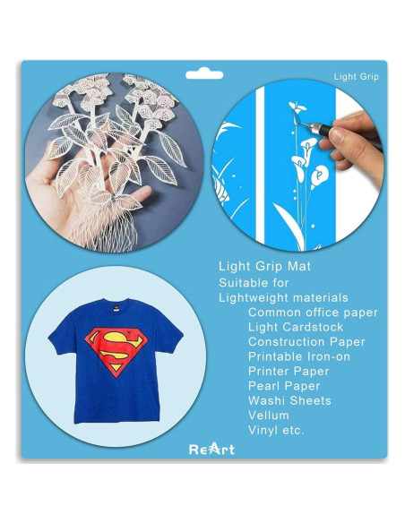 ReArt Juego de Alfombrillas de Corte Adhesivas 30.48 cm x 30.48 cm