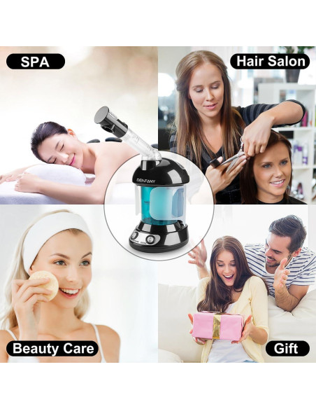 Vaporizador Facial DENFANY Nano Iónico con Brazo Extensible 360