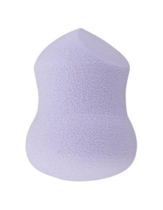 Esponja de Maquillaje FLOWER Belleza 3-en-1 Morado - Contorno, Corrector y Base