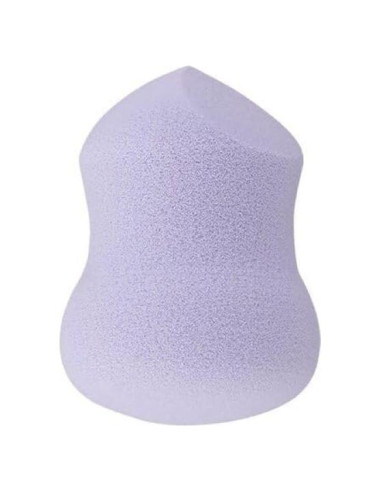 Esponja de Maquillaje FLOWER Belleza 3-en-1 Morado - Contorno, Corrector y Base