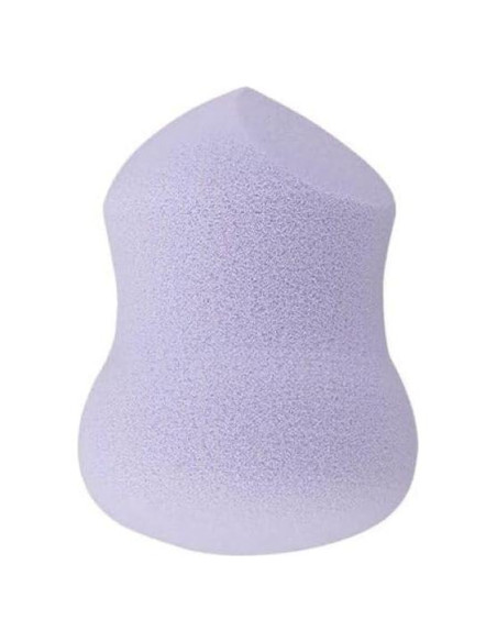 Esponja de Maquillaje FLOWER Belleza 3-en-1 Morado - Contorno, Corrector y Base