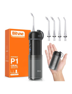 Irrigador Dental Portátil Bitvae P1 Negro, IPX7, 40 Días Batería